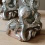Octopus Bookends In Gold And Silver, thumbnail 7 of 7