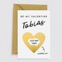 Be My Valentine Scratch Card / Three Colours, thumbnail 2 of 4