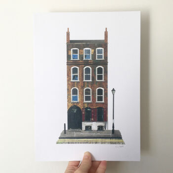 'Spitalfields, London' Recycled Paper Collage Print, 5 of 5