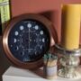 Customisable Constellations Moon Phase Clock, thumbnail 2 of 8