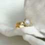 Moonstone Gold Ring, thumbnail 3 of 9