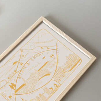 Personalised Travel Adventures Map Print, 8 of 10