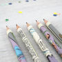 Set Of Five Superhero Pencils, thumbnail 6 of 7