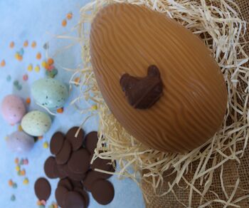 Organic Milk Blond Easter Egg With Milk Buttons, 4 of 4