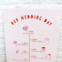 Order Of The Day Wedding Signage, thumbnail 4 of 5