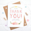 personalised baby thank you card by joanne hawker | notonthehighstreet.com