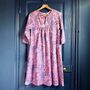 Kaftan Florence Nightdress In Juliet Print, thumbnail 4 of 7