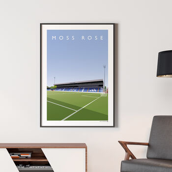 Macclesfield Moss Rose Mcilroy Stand Poster, 4 of 8