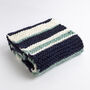 Garter Stripe Scarf Beginner Knitting Kit, thumbnail 3 of 5