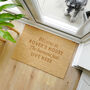 Personalised Free Text Rectangular Indoor Doormat, thumbnail 2 of 6