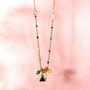 More Amor Mini Gemstone Necklace, thumbnail 4 of 8