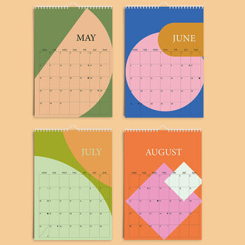 2023 Colour Block Wall Calendar | A4 Hanging Calendar, 7 of 12