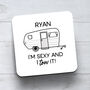 Personalised Caravan Mug 'I'm Sexy And I Tow It', thumbnail 3 of 3