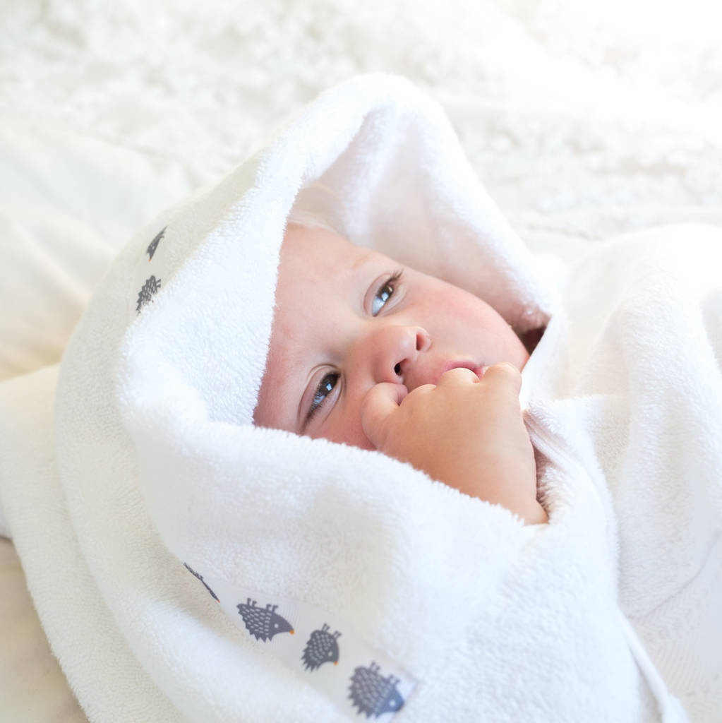 Neutral Hooded Bath Towels For Children | Baby To 8yrs By ...