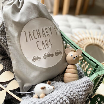 Personalised Cars Toy Storage Bag, 5 of 6
