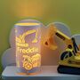 Personalised Digger And Dumper Truck LED Night Light, thumbnail 4 of 6