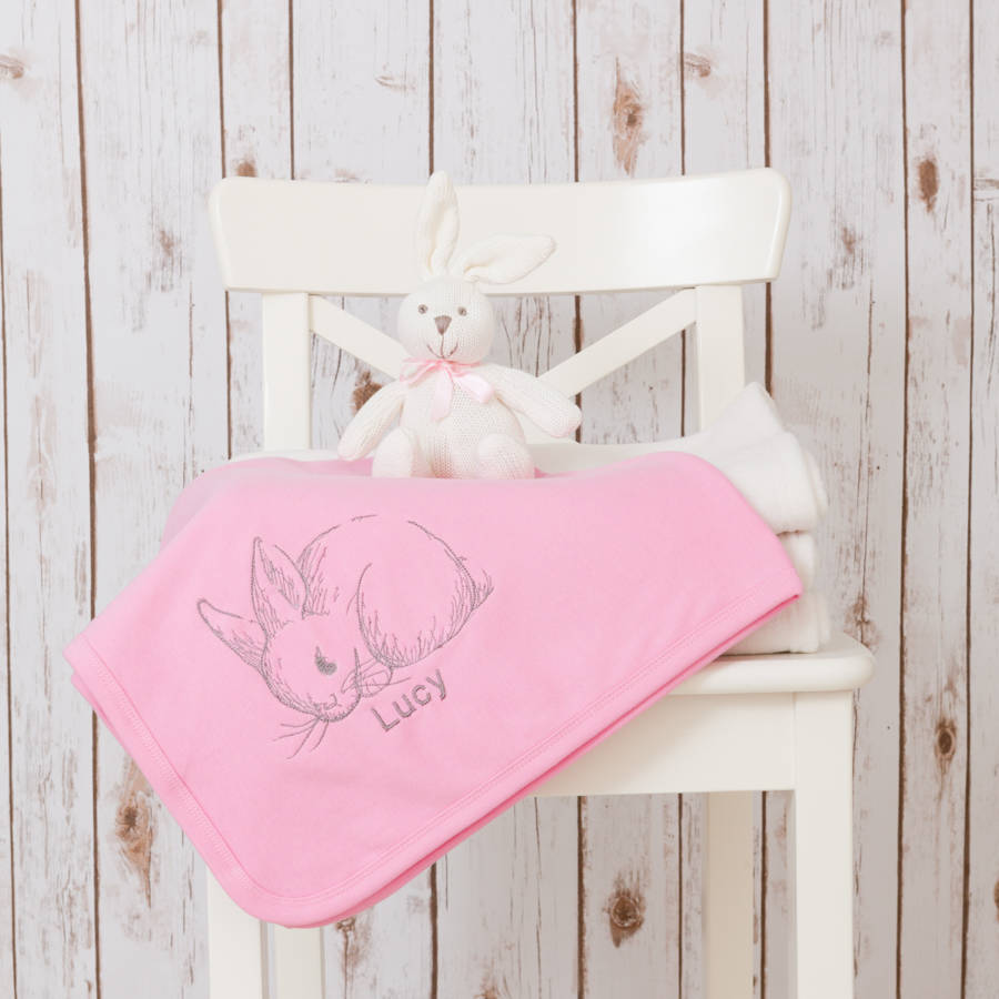 soft bunny blanket