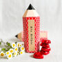 Personalised Teacher Chocolate Filled Pencils, thumbnail 2 of 9
