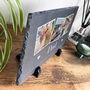 Personalised Memorial Photo Slate With Stand 30 X 20cm, thumbnail 2 of 6
