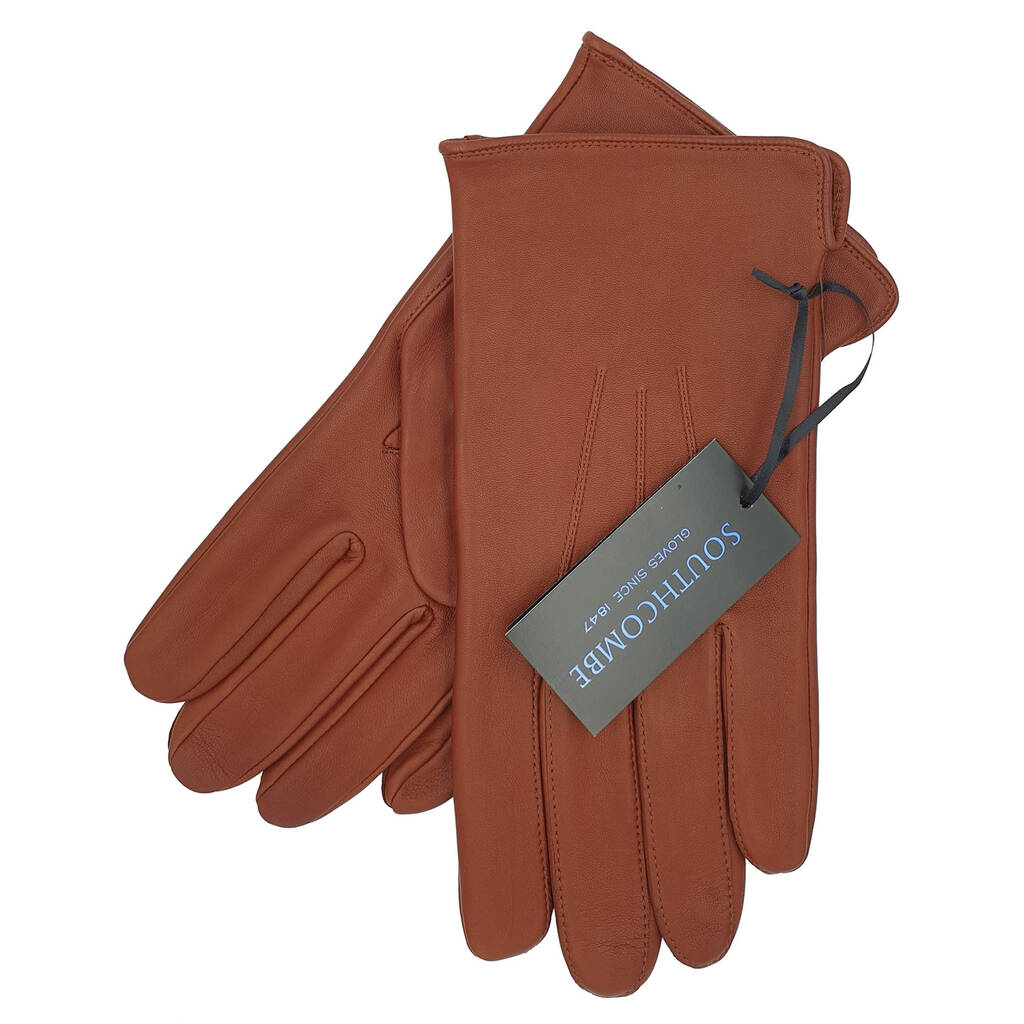 Hinton. Men's Silk Lined Leather Gloves By Gloves