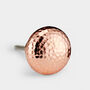 Copper And Silver Hammered Cupboard Door Knobs, thumbnail 1 of 9