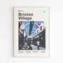 Brixton Village Mid Century Style Print, thumbnail 8 of 9