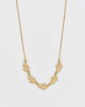 Oak Leaf Gold Choker, 3 of 7