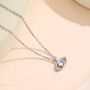 Sterling Silver Moonstone Eye Pendant Necklace, thumbnail 1 of 11