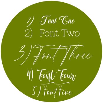 Glitter Mistletoe, Personalised Bow, Newly Wed Christmas Gift, 3 of 4