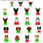 Personalised Dogs In Christmas Jumpers Wrapping Paper, thumbnail 9 of 10