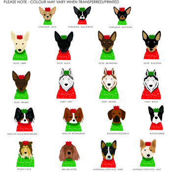 Personalised Dogs In Christmas Jumpers Wrapping Paper, 9 of 10