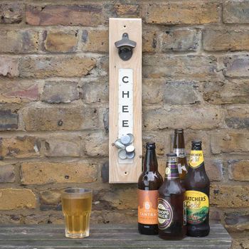 Personalised Upcycled Magnetic Bottle Opener, 2 of 3