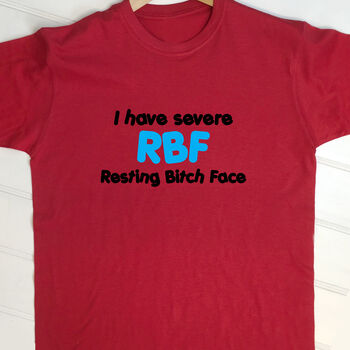 Personalised Adults Severe R B F T Shirt, 3 of 7