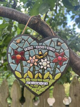 Personalised Handmade Wedding Mosaic, 3 of 6