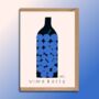 Vino Rosso Red Wine Greeting Card, thumbnail 1 of 2