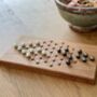 Handmade Oak Chinese Checkers Board Game, thumbnail 3 of 3