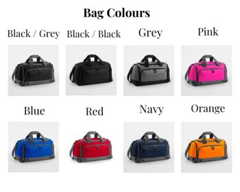 Personalised Mens Holdall Sports Bag, 2 of 8