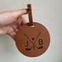 Personalised Faux Leather Golf Tee Holder Tag Case, thumbnail 4 of 4