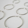 Quality 18k Plated Gold Hoops, Three Sizes, thumbnail 7 of 8