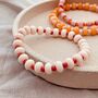 Blush Glass Bead Bracelet, thumbnail 1 of 6