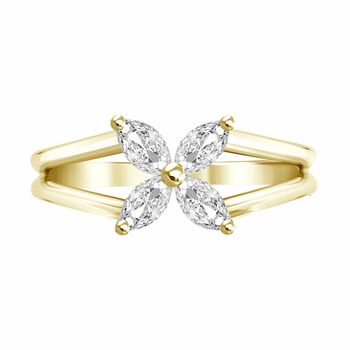 Lotus Flower Diamond Ring, 3 of 3