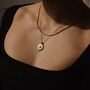 Sun Compass 18 K Gold Plated Unisex Necklace, thumbnail 3 of 5