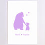 Personalised Bear And Cub Print, thumbnail 7 of 12