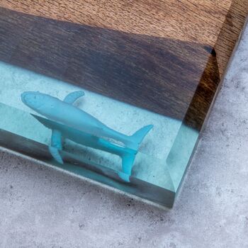 Turquoise Whale Tropical Cheese Board, 9 of 11