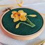 Mini Daffodil Embroidery Kit, thumbnail 2 of 4