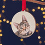 Pet Photo Memorial Christmas Decoration, thumbnail 3 of 6