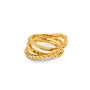 Entwined Serpent Ring In Gold, thumbnail 1 of 6