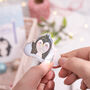 Cute Holographic Penguin Sticker Decal, thumbnail 2 of 2