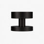 Brass Black Mortice Door Knobs With Gloss Insert, thumbnail 5 of 8