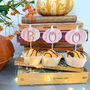 Boo! Pumpkin Reusable Cake Toppers, thumbnail 3 of 5